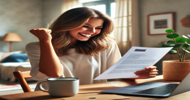 excited young woman who just got fully funded scholarship