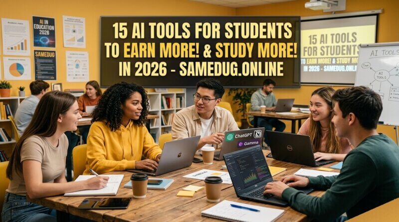 Top 15 AI Tools Every Student Should Use to Work and Study Smarter in 2026